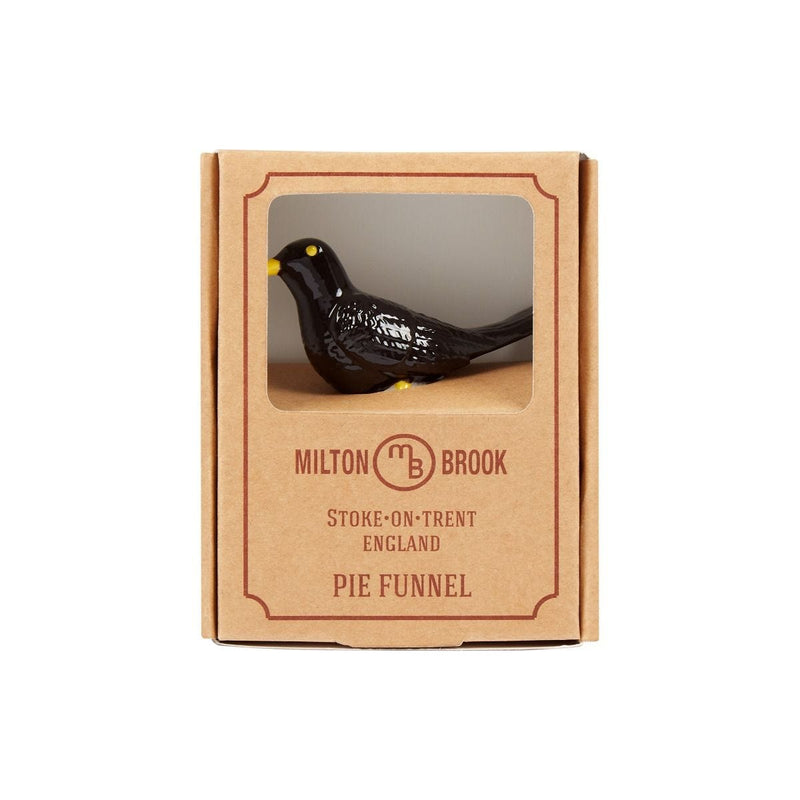 Wade Ceramics Blackbird porcelain pie funnel, UK version