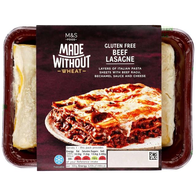 M&S Made Without Wheat Beef Lasagne   400g GOODS M&S   