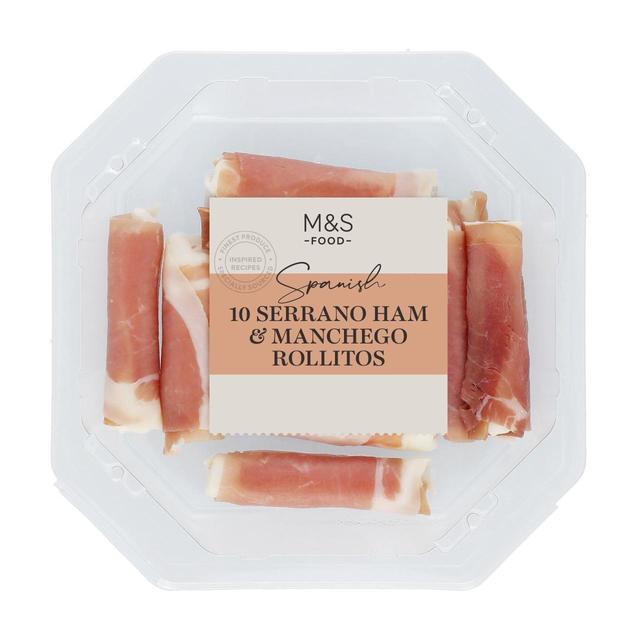 M&S Serrano Ham & Manchego Cheese Rolls   10 per pack GOODS M&S   