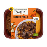 M&S Count On Us Braised Steak with Root Vegetable Crush   380g GOODS M&S   