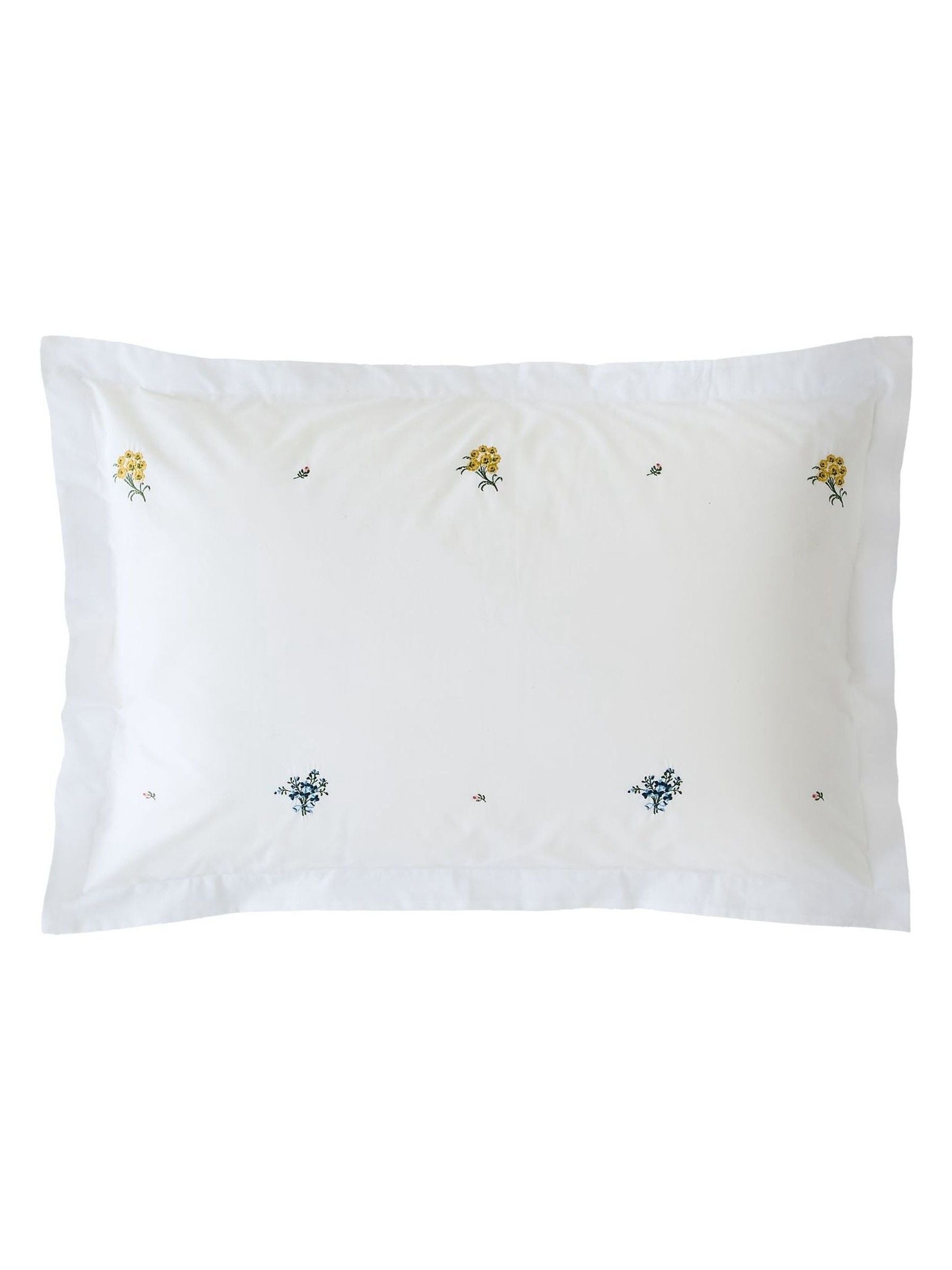 Historic Royal Palaces white embroidered pillowcases, imported from the UK