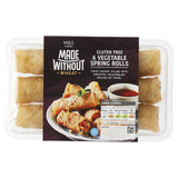 M&S Made Without 6 Vegetable Spring Rolls   150g GOODS M&S   