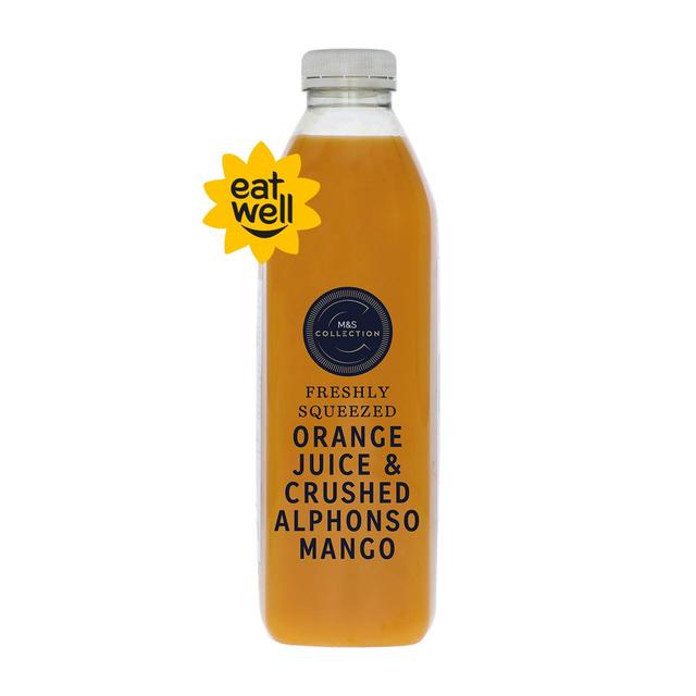 M&S Freshly Squeezed Orange Juice & Crushed Mango   1L GOODS M&S   