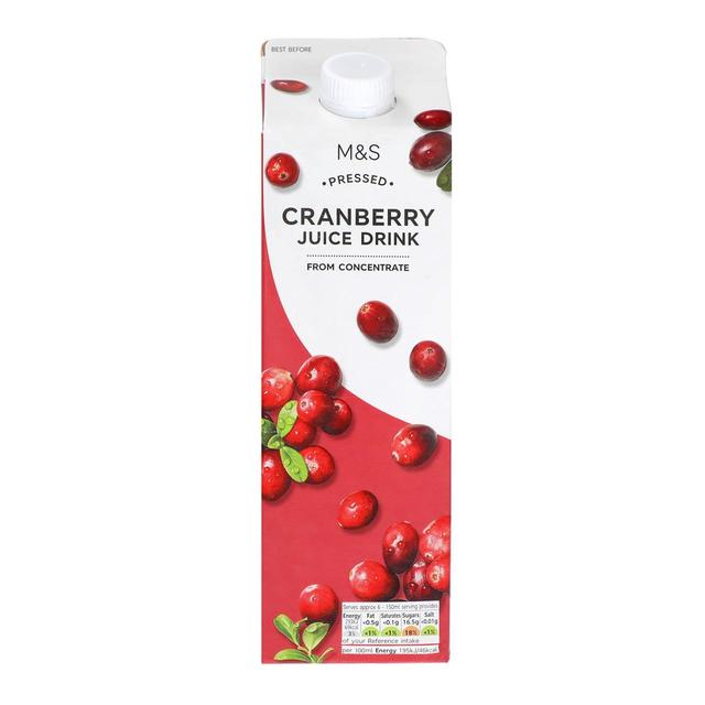 M&S Cranberry Juice Drink   1L GOODS M&S   