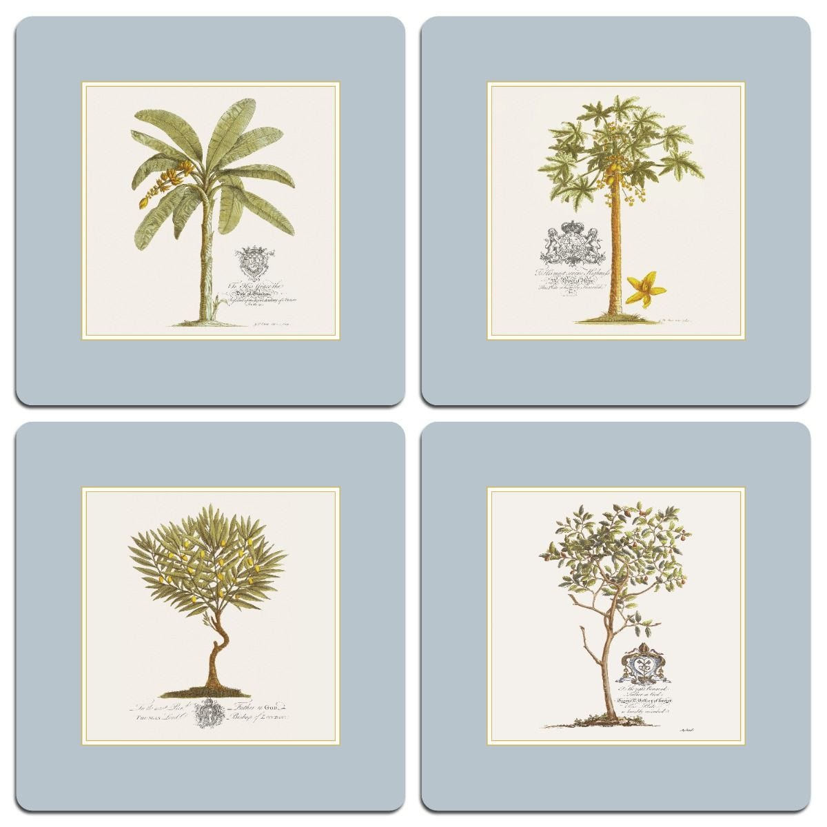 Club Matters table mats Island Palm set of 4 - British product