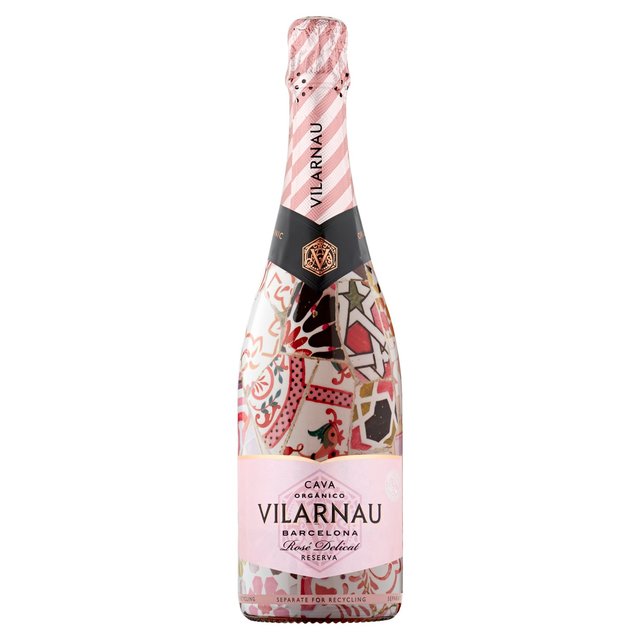 Vilarnau Rose Reserva Organic Cava   75cl GOODS M&S   