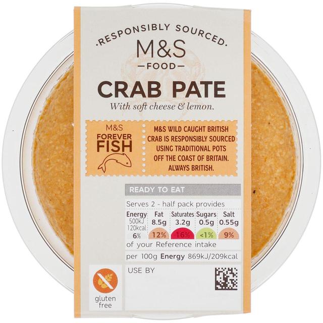 M&S Smooth Crab Pate   115g GOODS M&S   