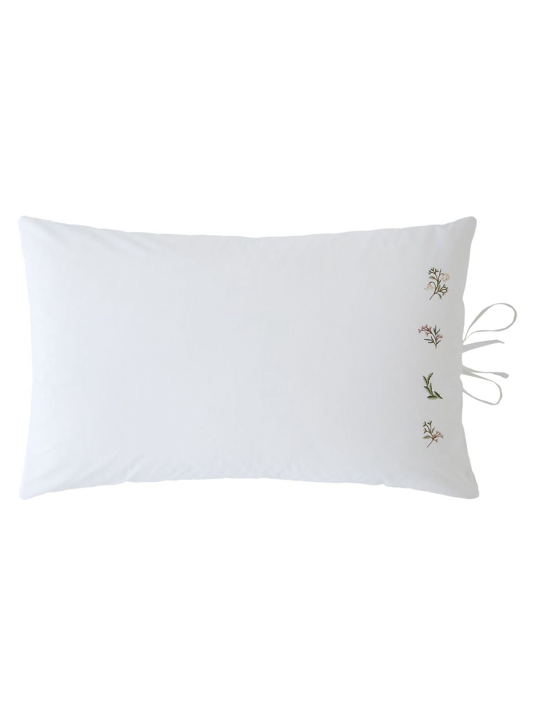 Historic Royal Palaces rose pink embroidered pillowcases 200 thread count (British brand)