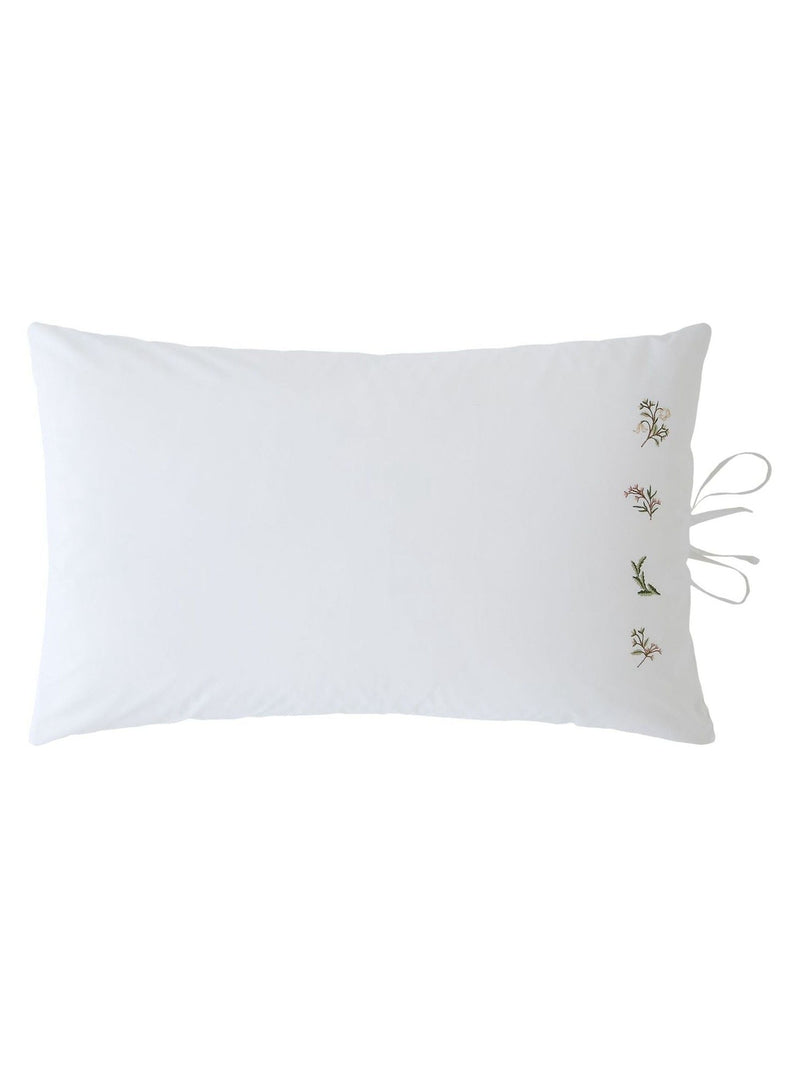 Historic Royal Palaces rose pink embroidered pillowcases 200 thread count (British brand)