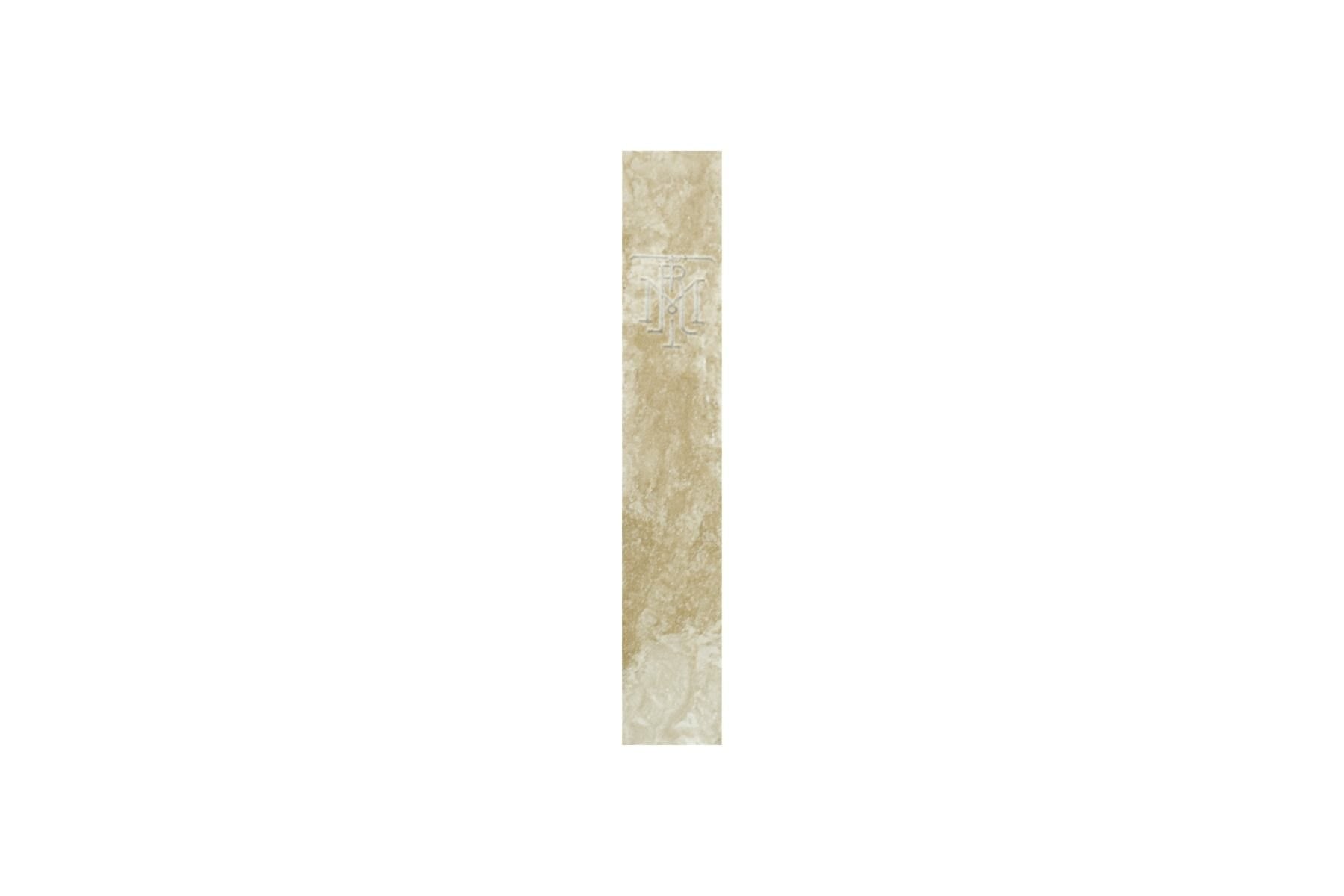 MONTROI travertine incense holder with deep ash cavity - British product