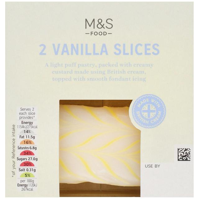 M&S 2 Vanilla Slices   206g