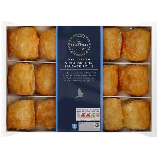 M&S Collection 15 British Pork Sausage Rolls   15 per pack GOODS M&S   