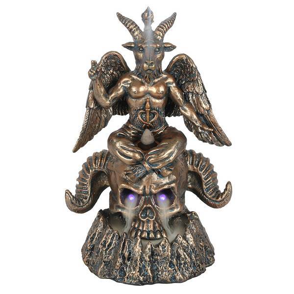 Something Different Baphomet incense burner resin 23x15x12cm (British brand)