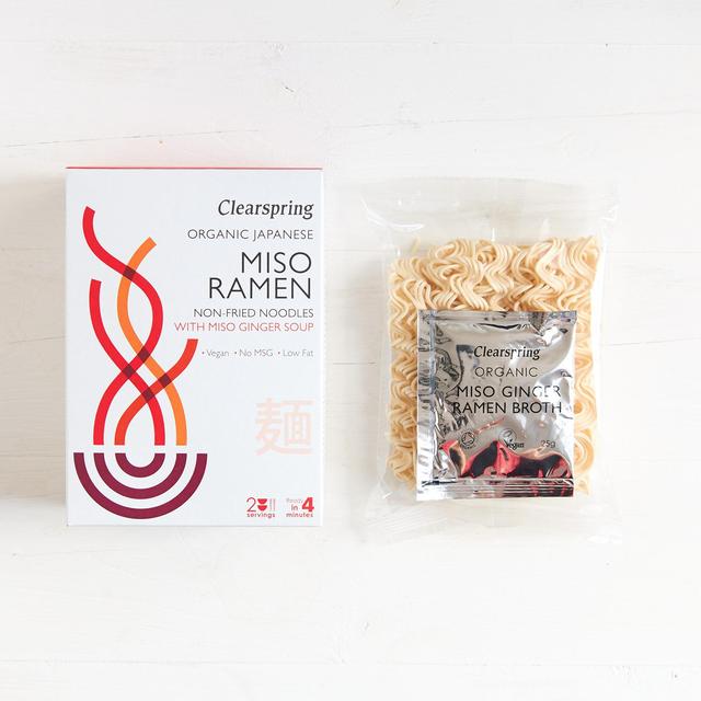 Clearspring Japanese Miso Ramen Noodles with Miso Ginger Soup   210g GOODS M&S   