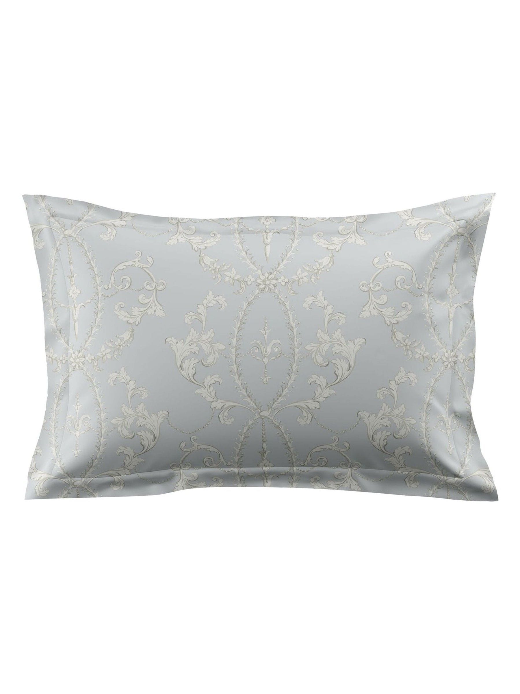 Historic Royal Palaces blue cotton sateen pillowcases set of 2 - British product