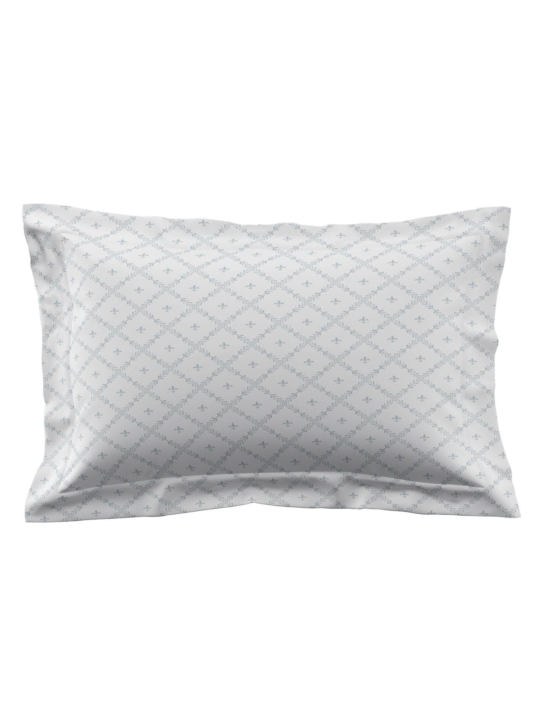 Historic Royal Palaces blue cotton sateen pillowcases set of 2 - British product