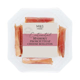 M&S Smoked Spiced Prosciutto & Cheese Rolls   10 per pack GOODS M&S   