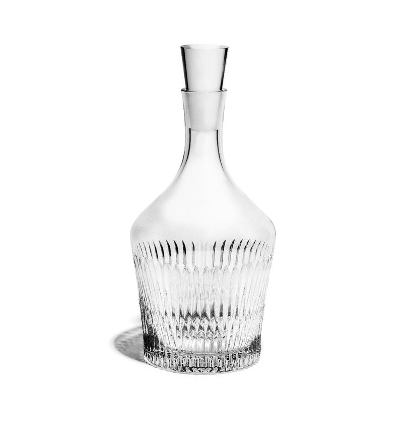 Richard Brendon Prism glass decanter 29.5cm x 12cm, UK version