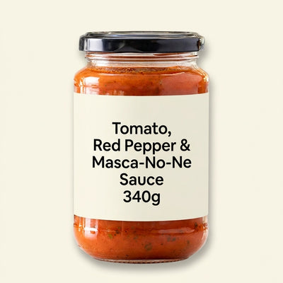 Holland & Barrett Holland & Barrett Tomato, Red Pepper & Masca-No-Ne Sauce 340g- Buy online at McGrocer