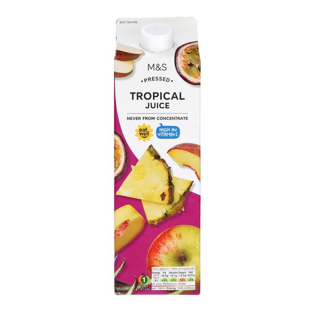 M&S Pressed Tropical Juice   1L GOODS M&S   