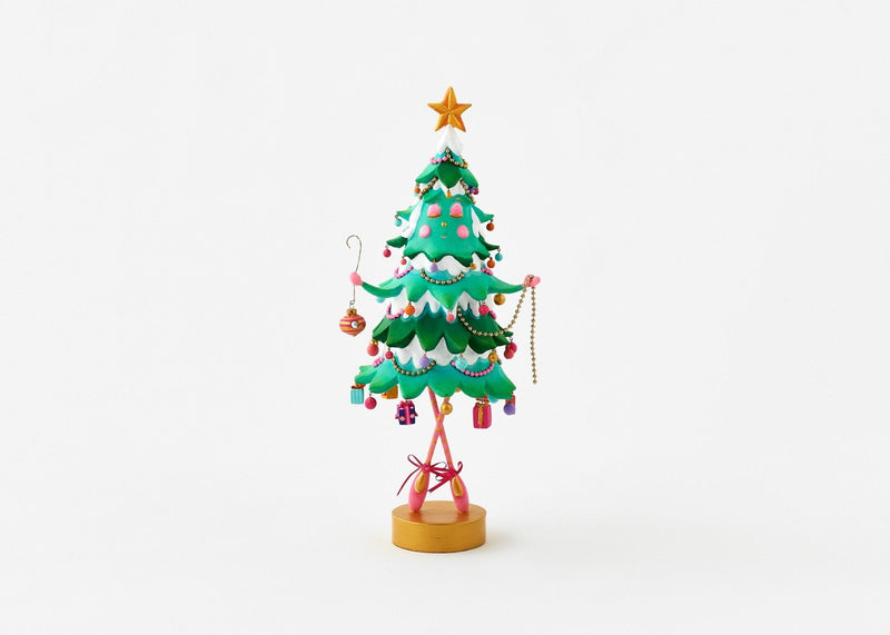 Pinesy Christmas tree tabletop figure in pastel hues - British product