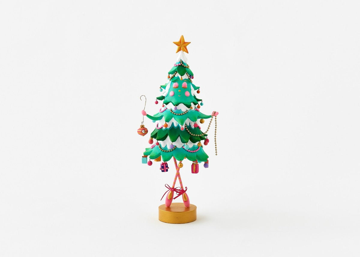 Pinesy Christmas tree tabletop figure in pastel hues - British product