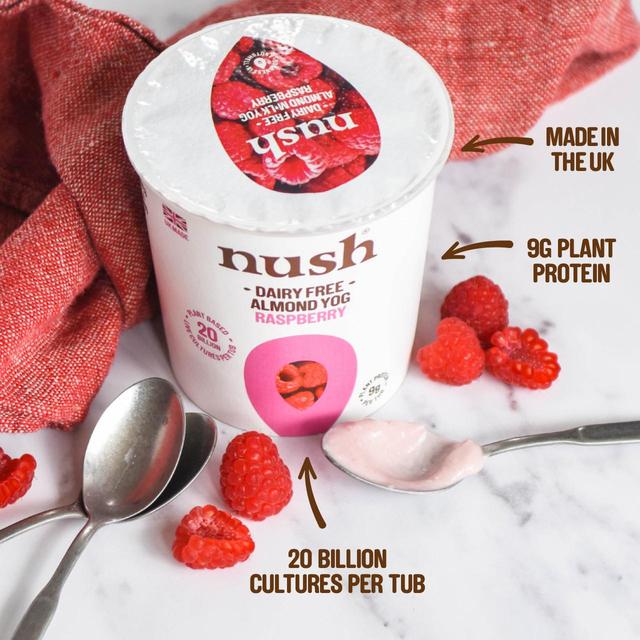 Nush Raspberry Almond yoghurt   350g GOODS M&S   