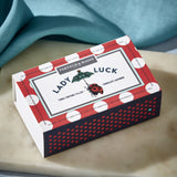 Lady Luck chocolate ladybirds in matchbox 33g, UK version