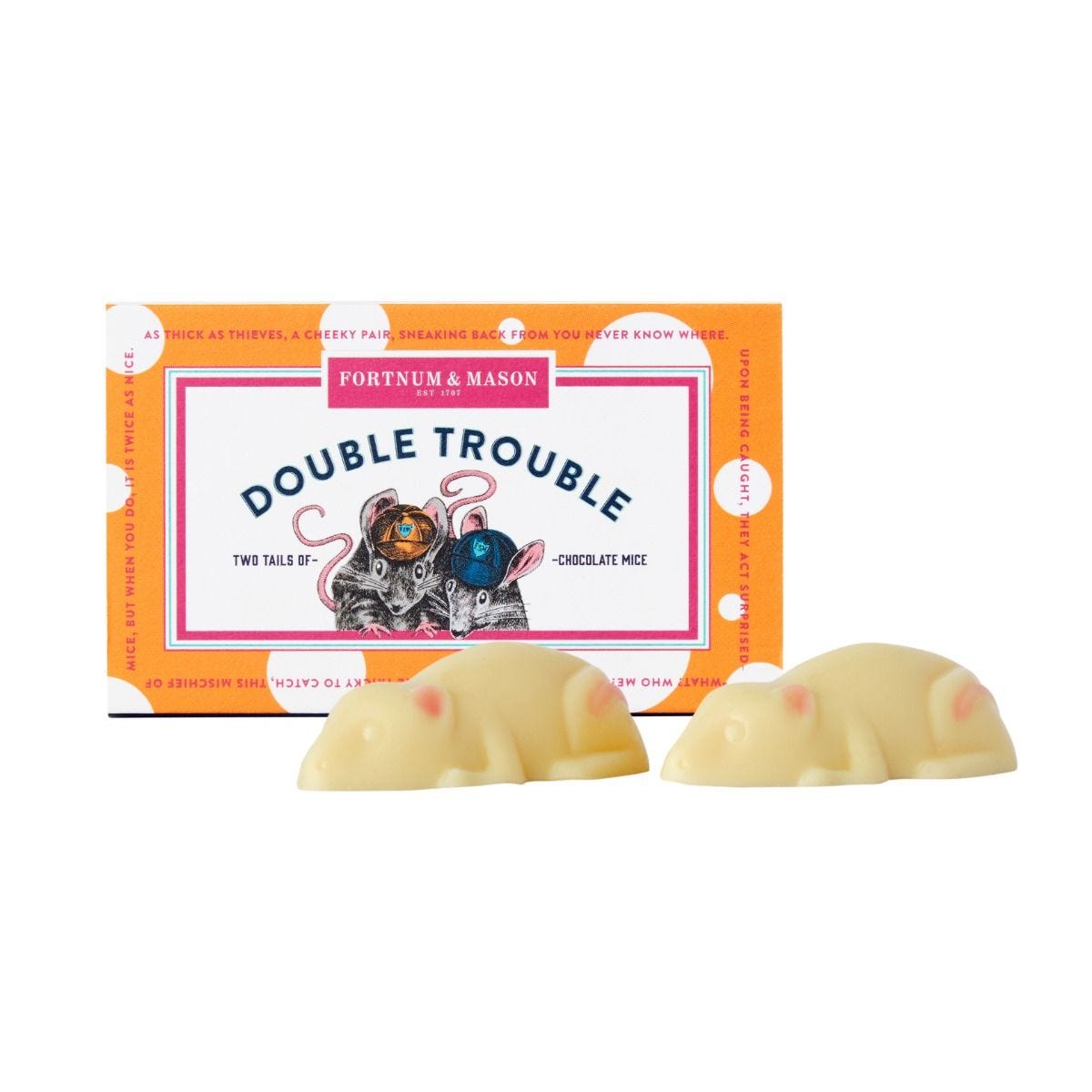 Fortnum's white chocolate mice matchbox 42g (British brand)
