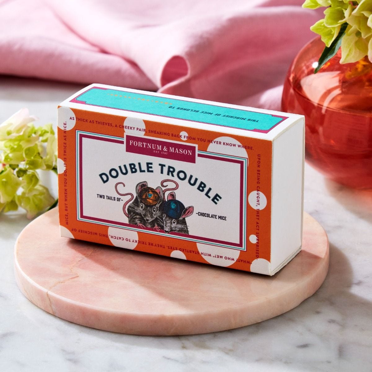 Fortnum's white chocolate mice matchbox 42g (British brand)