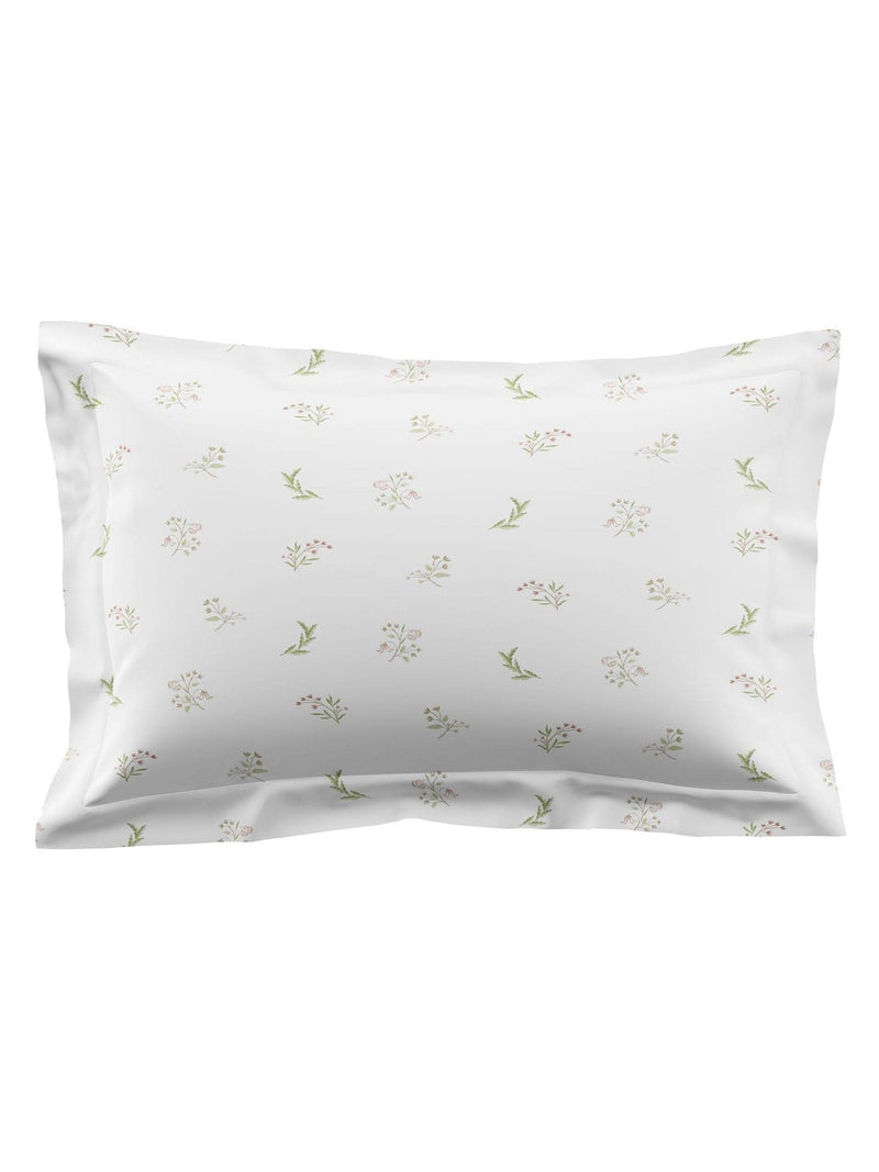 Historic Royal Palaces clay pink sage waistcoat pillowcases - British product