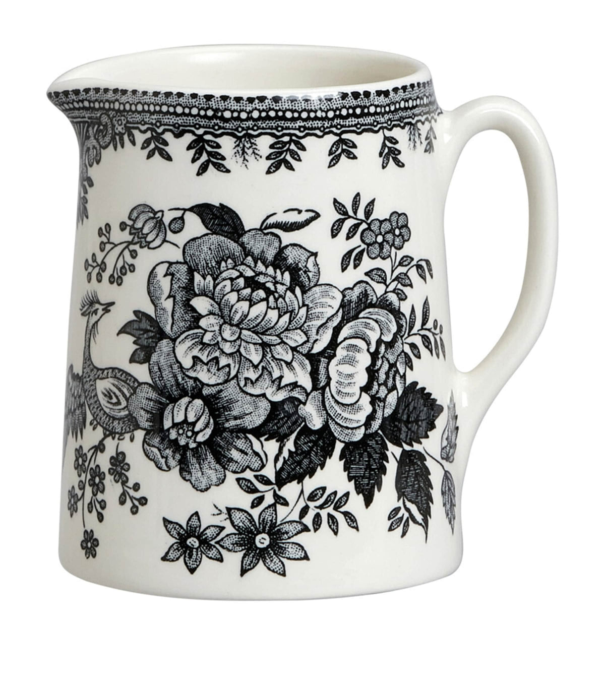 Burleigh Asiatic Pheasants ceramic tankard jug 160ml - British product