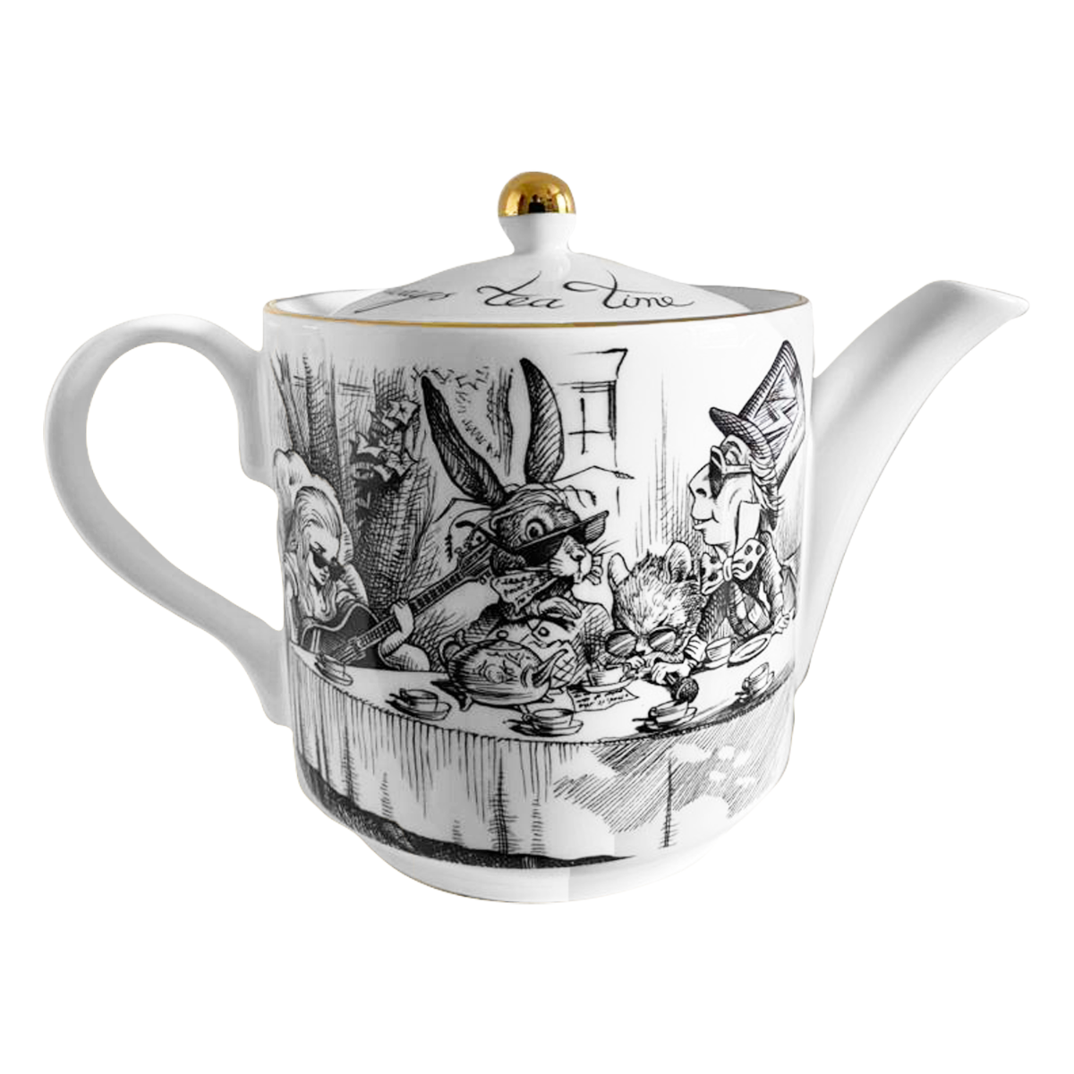 Rory Dobner Alice in Wonderland fine bone china teapot - British product
