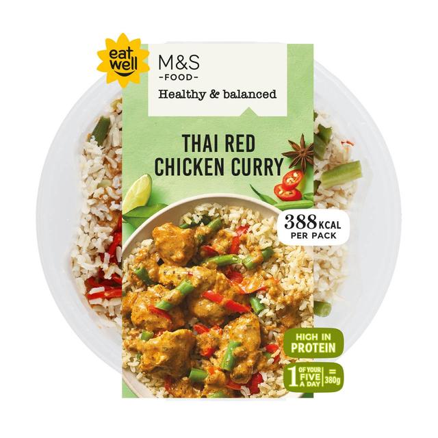 M&S Healthy & Balanced Thai Red Chicken Curry   380g GOODS M&S   