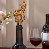 Fortnum's elephant bottle stopper gold stainless steel 10cm - British product