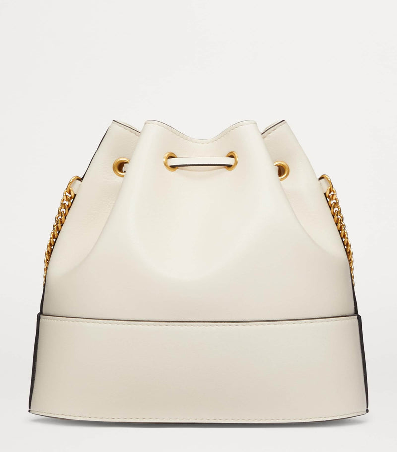 Valentino Garavani VLogo leather bucket bag, imported from the UK