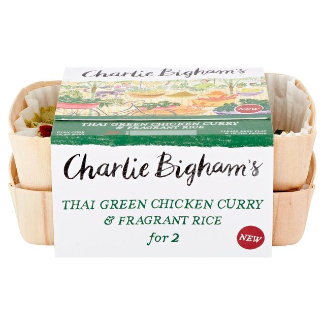 Charlie Bigham's Thai Green Chicken Curry with Rice for 2   805g GOODS M&S   