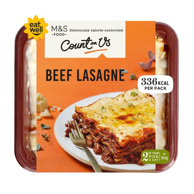 M&S Count On Us Beef Lasagne   365g GOODS M&S   