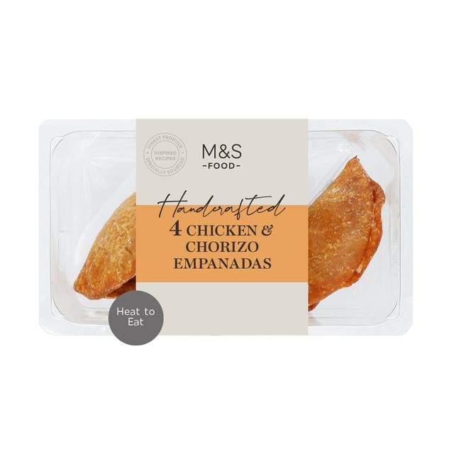 M&S Chicken & Chorizo Empanadas   4 per pack GOODS M&S   