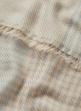 Jane Carr lambswool scarf Pearl 142cm square (British brand)
