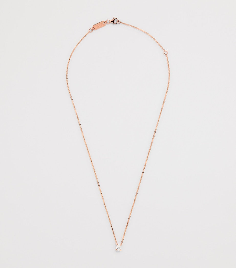 Harrods rose gold diamond necklace 0.50ct, imported from the UK