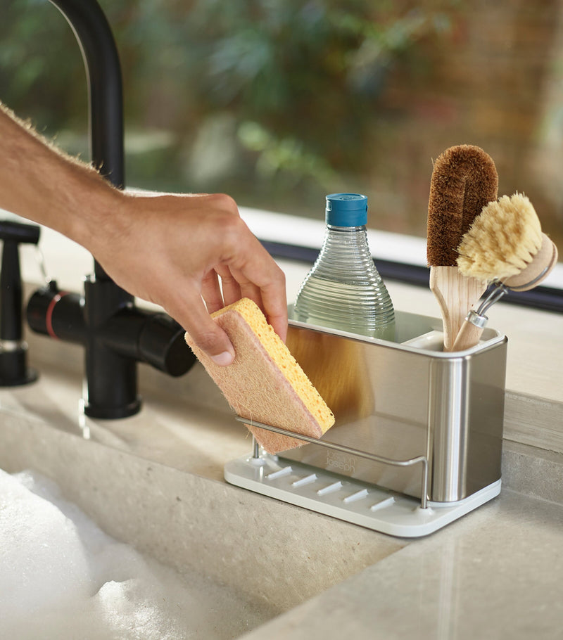 Joseph Joseph Stainless-Steel Surface Sink Tidy, UK version