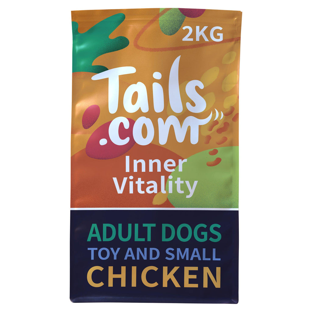 tails.com Inner Vitality with Freshly Prepared Chicken Toy & Small Adult 8 Months-8 Years 2kg