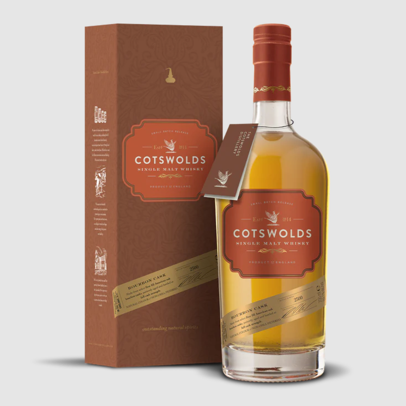 Cotswolds Bourbon Cask Single Malt Whisky 70cl (British brand)