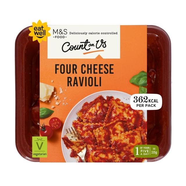 M&S Count On Us Four Cheese Ravioli   335g