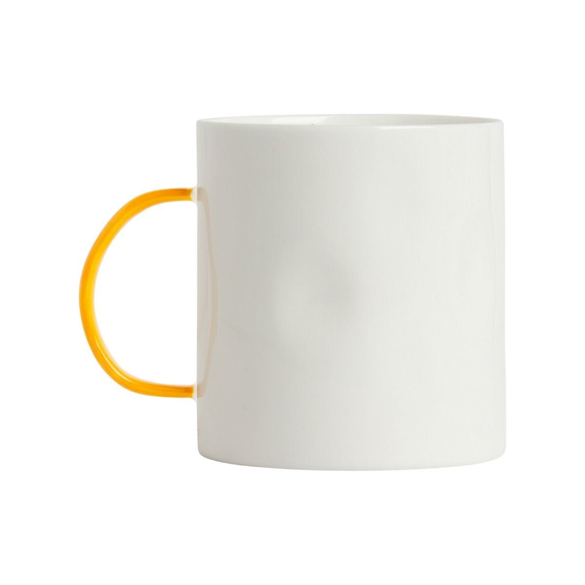 Feldspar coffee cup saffron 7oz, imported from the UK