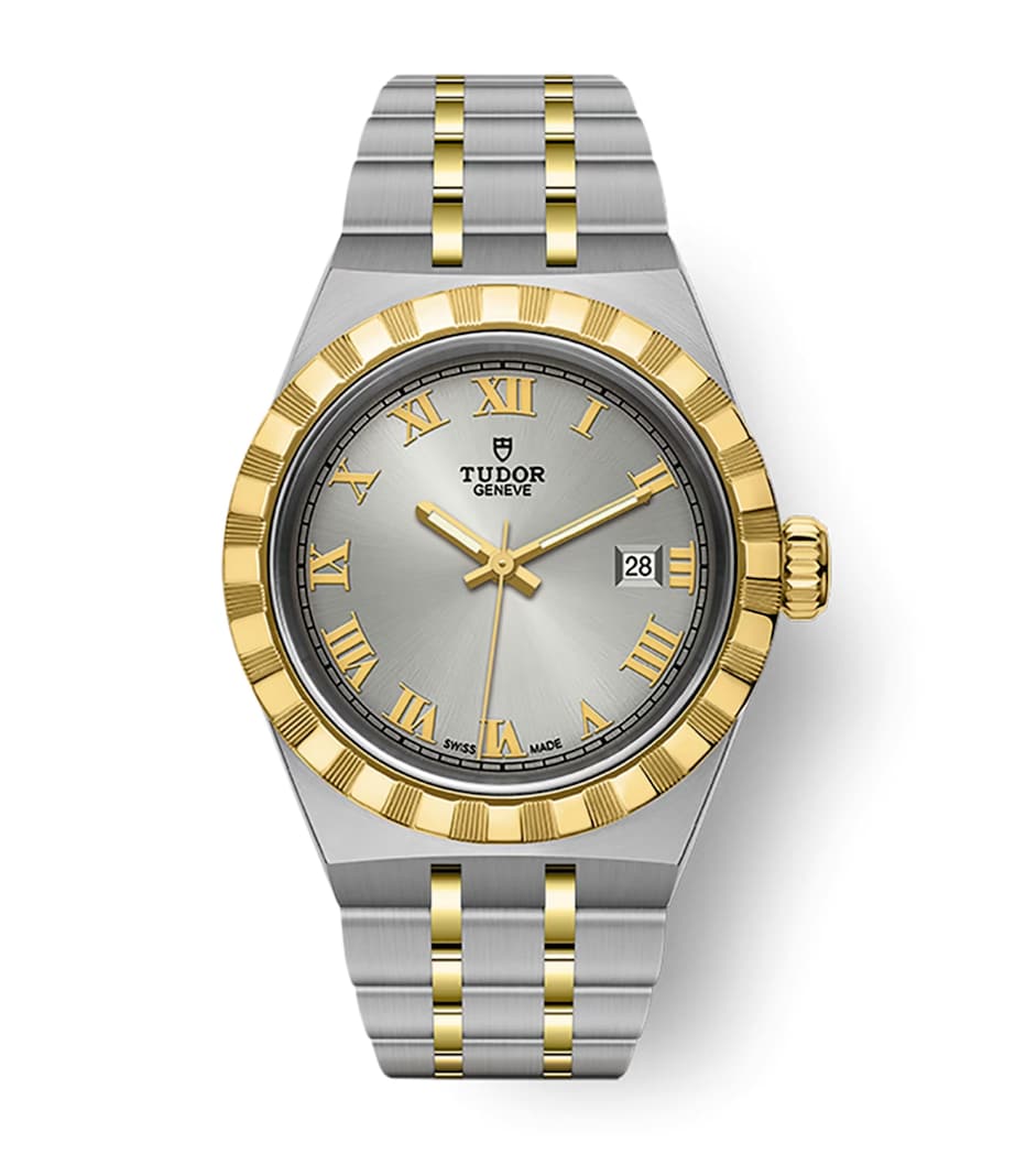 Tudor Royal stainless steel and yellow gold watch 28mm, imported from the UK