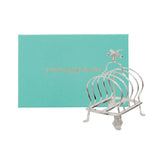 Fortnum's silver plated toast rack - British product