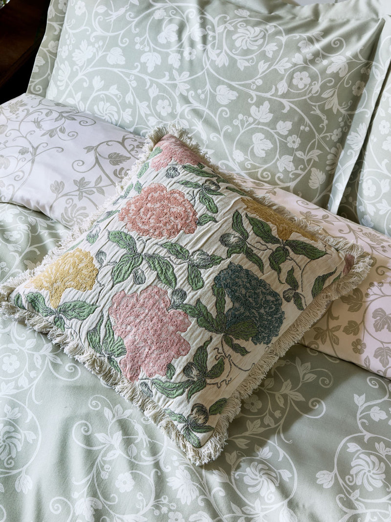 Historic Royal Palaces Albert Jacquard cushion 45cm (British brand)