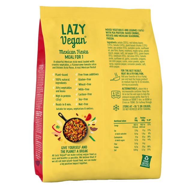 Lazy Vegan Mexican Ready Meal   400g GOODS M&S   